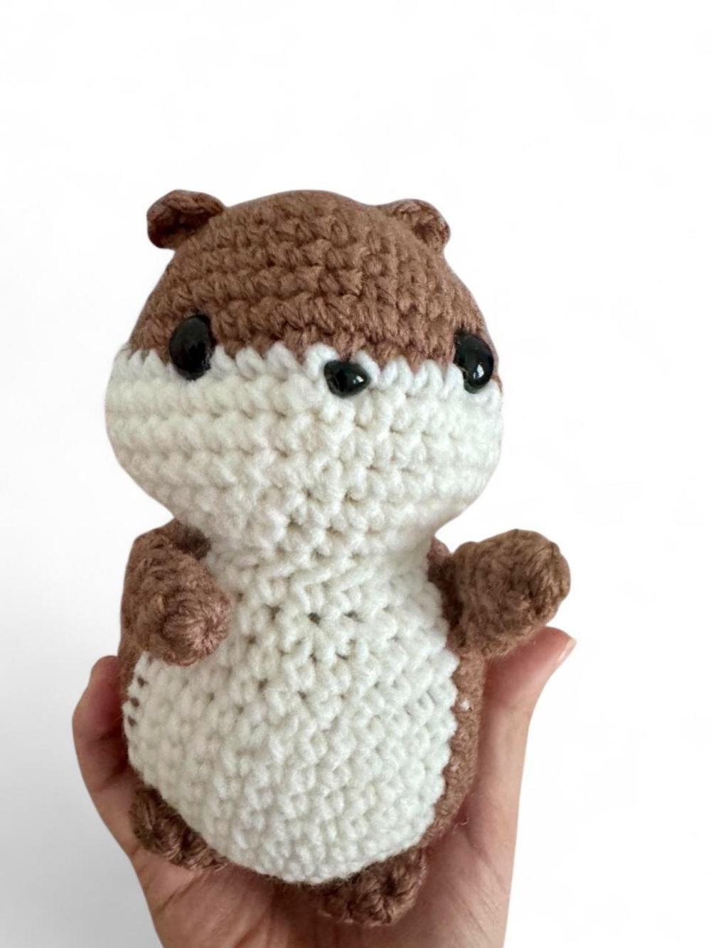 Handmade Plush Crochet Squirrel